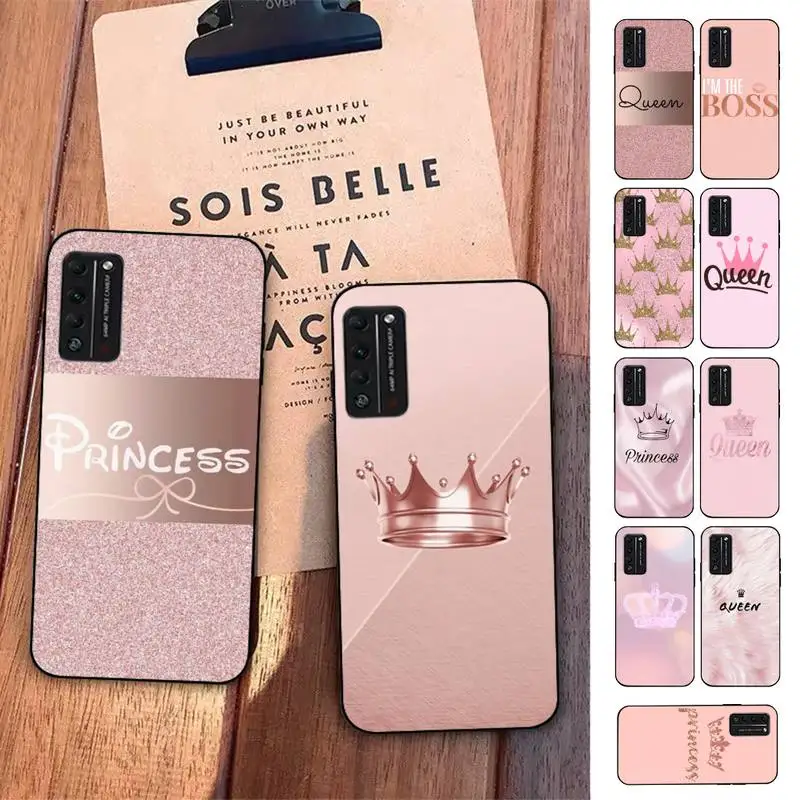 Rose Gold Pink Princess Queen Phone Case for Huawei Honor 10 i 8X C 5A 20 9 10 30 lite pro Voew 10 20 V30
Rose Gold Pink Princess Queen Phone Case for Huawei Honor 10 i 8X C 5A 20 9 10 30 lite pro Voew 10 20 V30