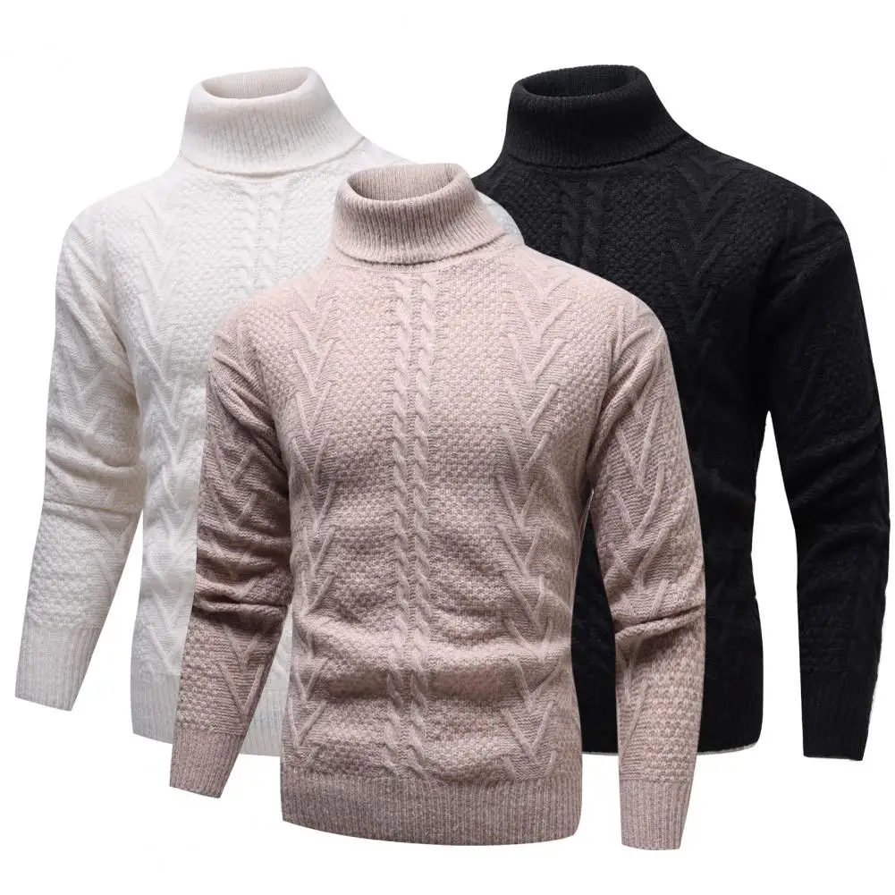 Trendy Men Knitwear Skin-touch Men Sweater Half Turtleneck Windproof Knitting Sweater Dressing
Trendy Men Knitwear Skin-touch Men Sweater Half Turtleneck Windproof Knitting Sweater Dressing