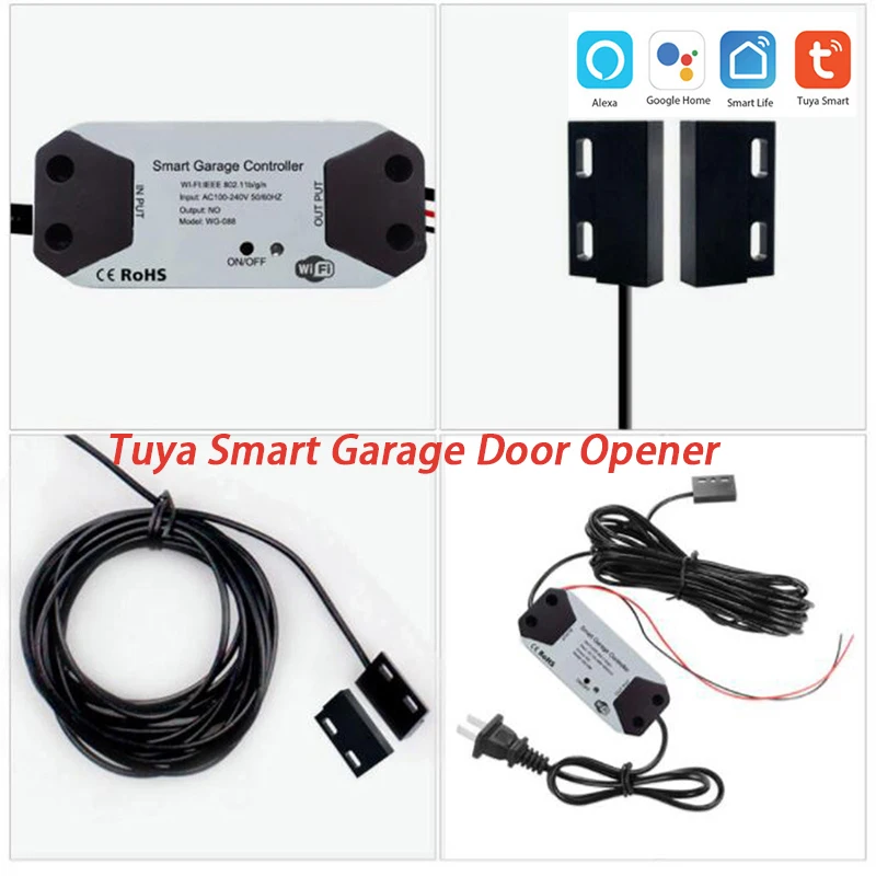 Tuya Smart Garage Door Opener Controller WiFi Switch Smart Home Module Smart Life APP Remote Control Supports Alexa Google Home
Tuya Smart Garage Door Opener Controller WiFi Switch Smart Home Module Smart Life APP Remote Control Supports Alexa Google Home