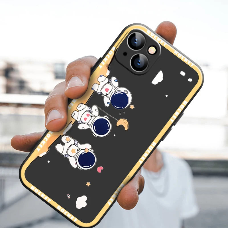 Lovely Astronaut Phone Case For Apple iPhone 13 12 11 Pro 12 13 Mini X XR XS Max SE 6 6s 7 8 Plus Silicone Cover Back Soft
Lovely Astronaut Phone Case For Apple iPhone 13 12 11 Pro 12 13 Mini X XR XS Max SE 6 6s 7 8 Plus Silicone Cover Back Soft