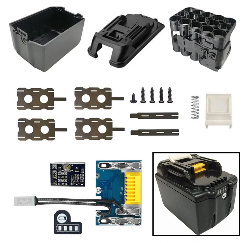 Li-ion Battery Plastic Case PCB Circuit Board Shell For BL1890 BL1860 18V Lithium Battery Without Battery Core Component
Li-ion Battery Plastic Case PCB Circuit Board Shell For BL1890 BL1860 18V Lithium Battery Without Battery Core Component
