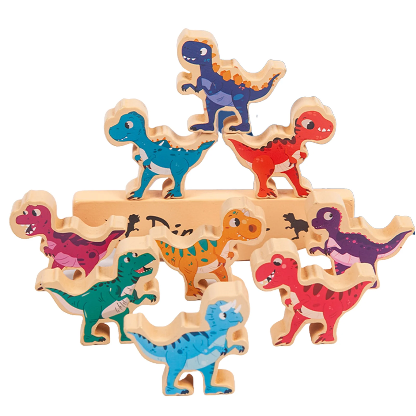 Montessori Wooden Dinosaur Stacking Toys For Kids Learn Balance Building Blocks Education STEM Toy Birthday Gift
Montessori Wooden Dinosaur Stacking Toys For Kids Learn Balance Building Blocks Education STEM Toy Birthday Gift