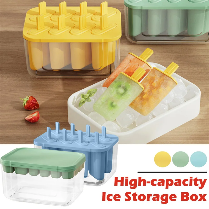 Silicone Ice Cube Mold Compartment Home Ice Making Mold Large Capacity Ice Storage Box Popsicle Ice Cream Ice Cream Mold
Silicone Ice Cube Mold Compartment Home Ice Making Mold Large Capacity Ice Storage Box Popsicle Ice Cream Ice Cream Mold