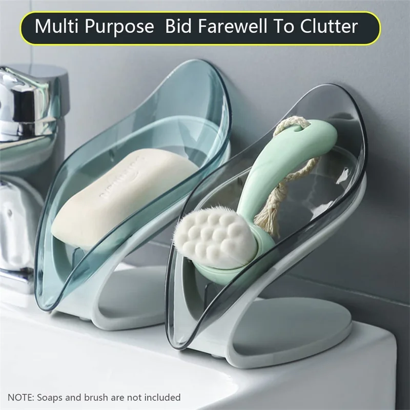 Creative Leaf Shape Bathroom Soap Holder Punch-Free Suction Cup Drain Storage Box Bathroom Shower Soap Holder Box Home Supplies
Creative Leaf Shape Bathroom Soap Holder Punch-Free Suction Cup Drain Storage Box Bathroom Shower Soap Holder Box Home Supplies