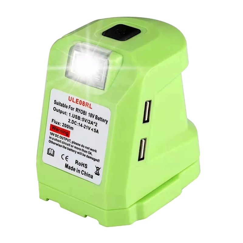DC14.4-18V/5A DIY Battery Adapter for 18V Li-Ion Battery P743 PSK005 P107 Dual USB LED Light Power Tools Part
DC14.4-18V/5A DIY Battery Adapter for 18V Li-Ion Battery P743 PSK005 P107 Dual USB LED Light Power Tools Part