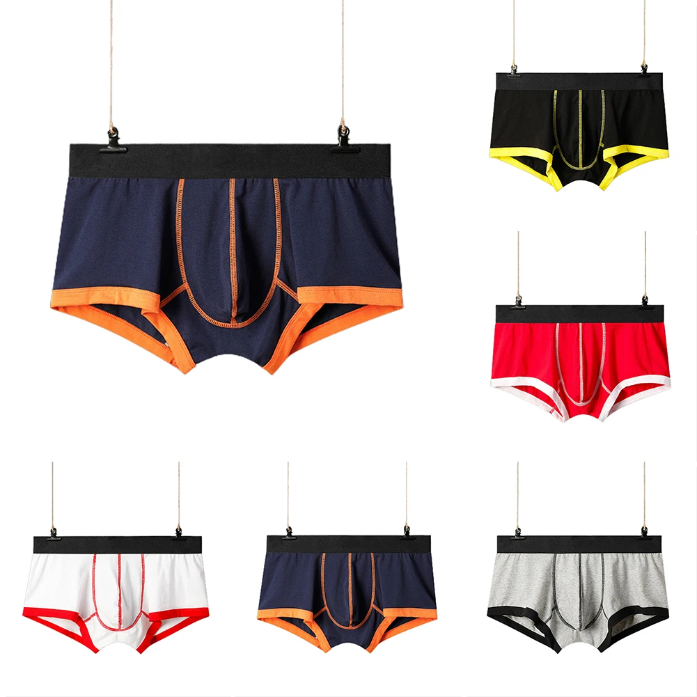 Mens Boys Sexy Underwear Boxer Briefs Cotton Breathable Pouch Panties Lingerie Size M-3XL Comfortable Underpants Male Pants
Mens Boys Sexy Underwear Boxer Briefs Cotton Breathable Pouch Panties Lingerie Size M-3XL Comfortable Underpants Male Pants