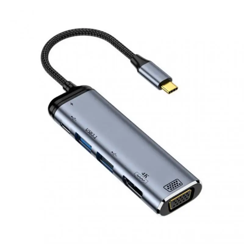 Type-c/ -compatible/usb3.1/vga Type-c Hub Type-c Converter Aluminum Alloy Expansion Dock Multifunctional Usb-c Pd 100w
Type-c/ -compatible/usb3.1/vga Type-c Hub Type-c Converter Aluminum Alloy Expansion Dock Multifunctional Usb-c Pd 100w