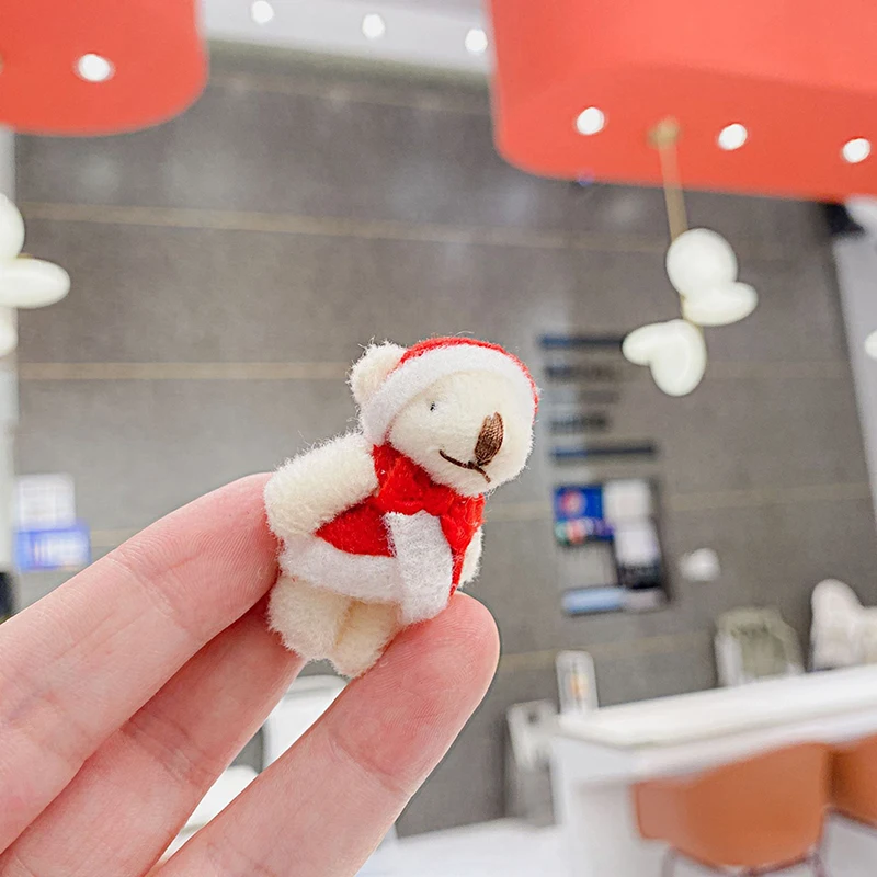 1PC Handmade Christmas Bear Plush Key Chain Cute Bag Pendant Creative Gift Jewelry Mobile Phone Chain
1PC Handmade Christmas Bear Plush Key Chain Cute Bag Pendant Creative Gift Jewelry Mobile Phone Chain