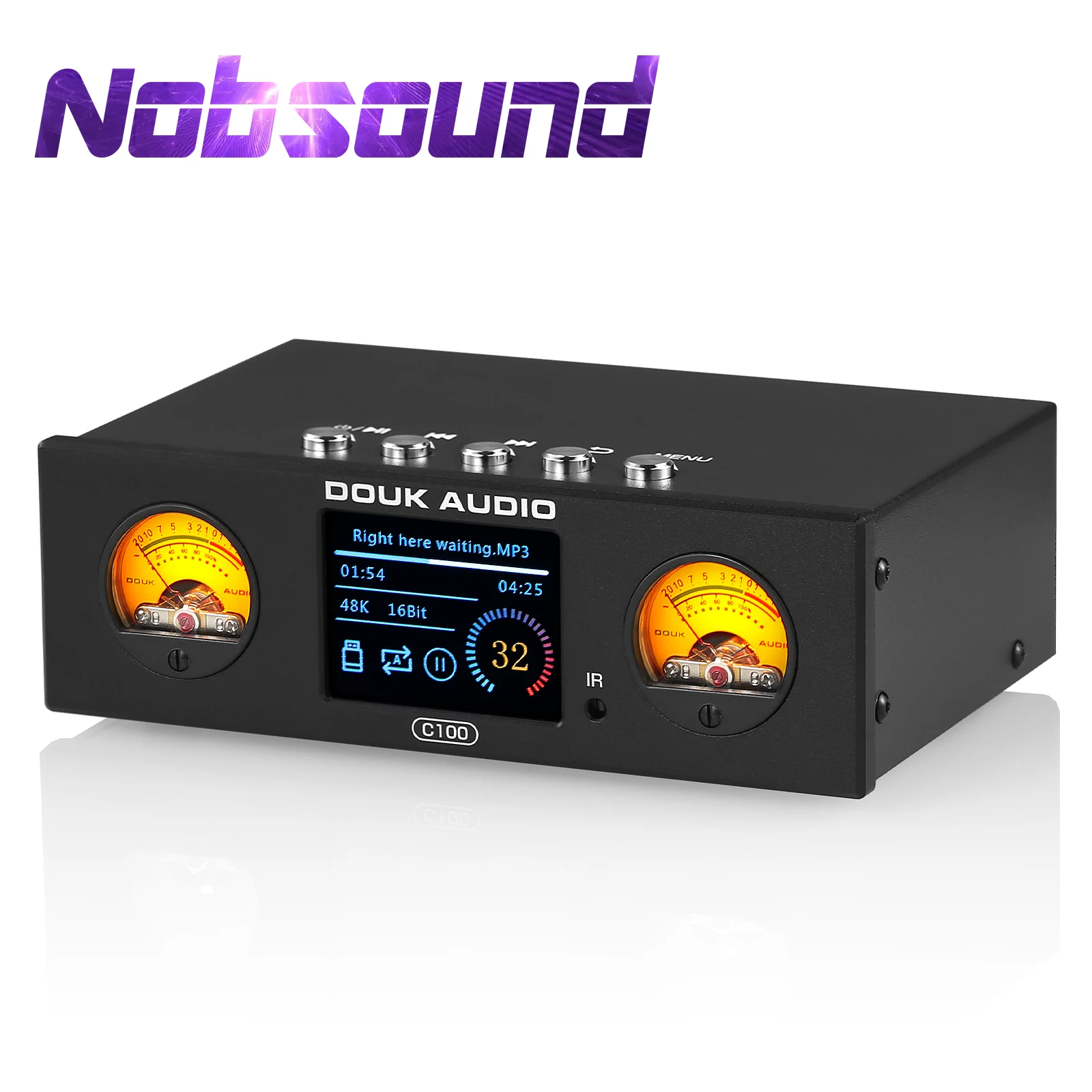 Nobsound C100 Mini Digital Preamp USB Player Hi-Res Music Streamer S/PDIF D/A Desktop Converter DSD256 32Bit 384KHz 
Nobsound C100 Mini Digital Preamp USB Player Hi-Res Music Streamer S/PDIF D/A Desktop Converter DSD256 32Bit 384KHz