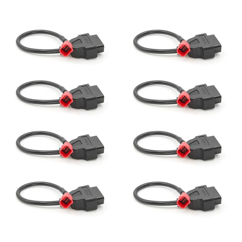 8X 6 To 16 Pin Motorcycle OBD Adaptors OBD2 Diagnostic Cable Extension Connectors For Honda Yamaha Suzuki BENELLI
8X 6 To 16 Pin Motorcycle OBD Adaptors OBD2 Diagnostic Cable Extension Connectors For Honda Yamaha Suzuki BENELLI