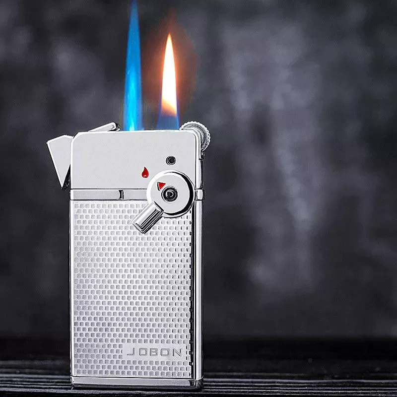 Metal Jet Butane Lighter Windproof Blue Flame + Ordinary Flame Gas Inflatable Grinding Wheel Flint Lighter Smoking Accessories
Metal Jet Butane Lighter Windproof Blue Flame + Ordinary Flame Gas Inflatable Grinding Wheel Flint Lighter Smoking Accessories