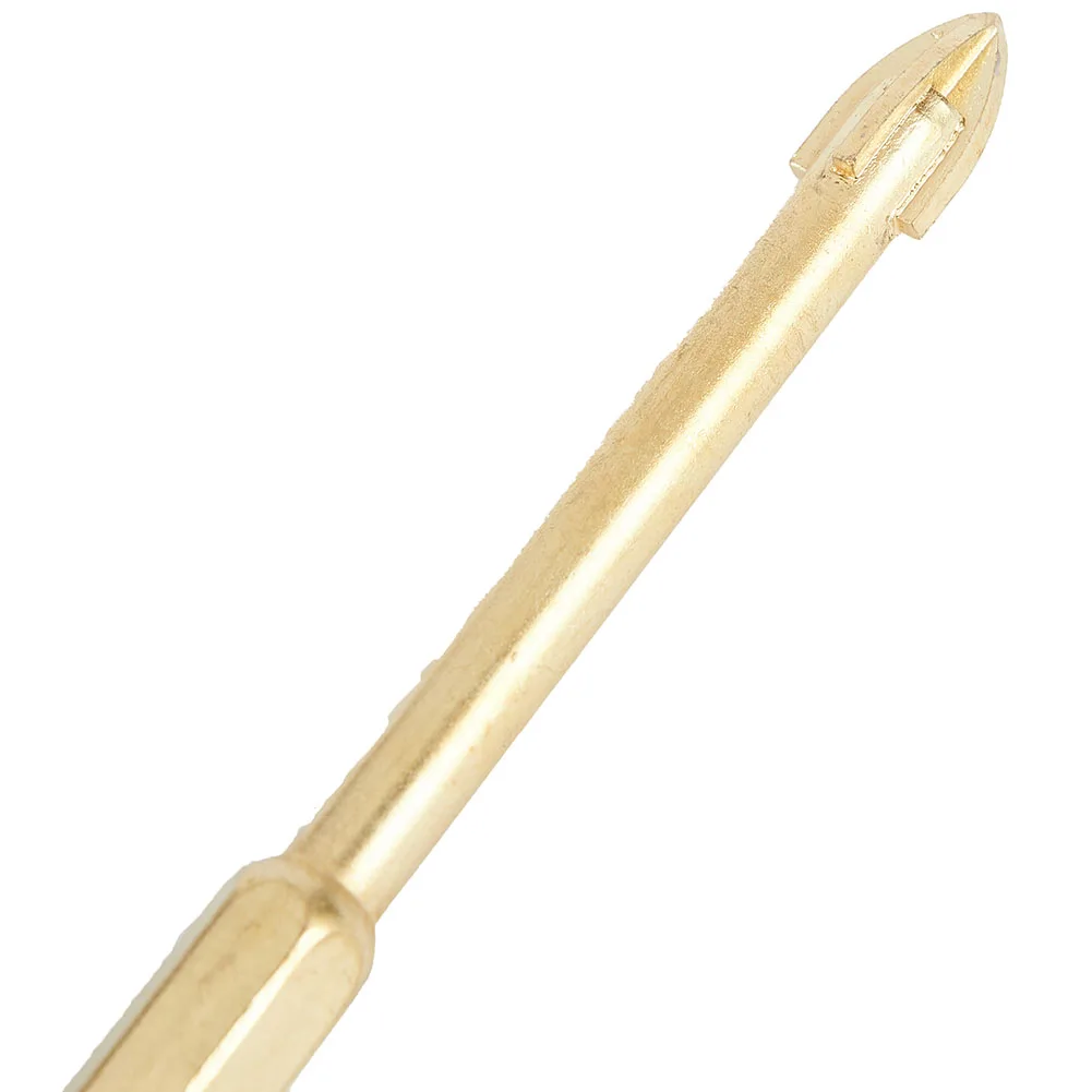 5pcs 6mm Titanium Ceramic Tile Marble Glass Drill Bits Spear Head Hex Shank Multifunction Drill Bit Power Rotary Too Accessories
5pcs 6mm Titanium Ceramic Tile Marble Glass Drill Bits Spear Head Hex Shank Multifunction Drill Bit Power Rotary Too Accessories