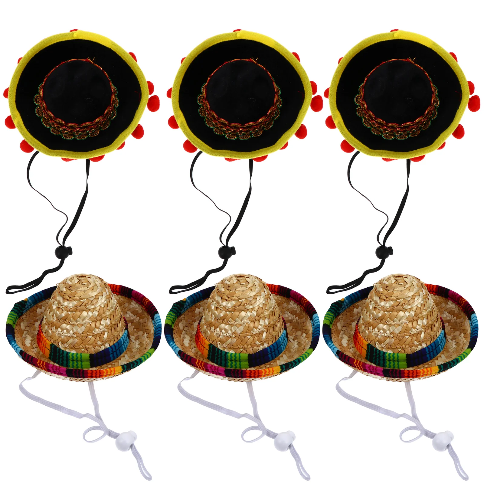 6 Pcs Dress Up Hat Sombrero Party Straw Cap Cinco De Mayo Tiny Headwear Mexican Pet Kids Headbands Mini
6 Pcs Dress Up Hat Sombrero Party Straw Cap Cinco De Mayo Tiny Headwear Mexican Pet Kids Headbands Mini