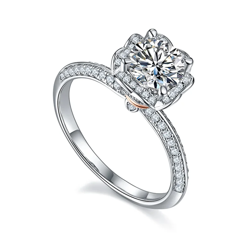 Top Quality 100% 1.0ct Trevi Fountain Moissanite Ring 925 Sterling Silver High Clarity D Color Diamond Rings Wedding Wholesale
Top Quality 100% 1.0ct Trevi Fountain Moissanite Ring 925 Sterling Silver High Clarity D Color Diamond Rings Wedding Wholesale