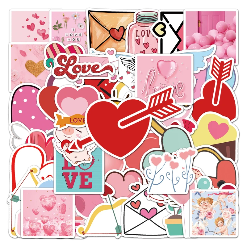 50pcs Sweet Valentine's Day flowers Stickers decal scrapbooking diy pasters decoration phone waterproof cartoon accessories
50pcs Sweet Valentine's Day flowers Stickers decal scrapbooking diy pasters decoration phone waterproof cartoon accessories