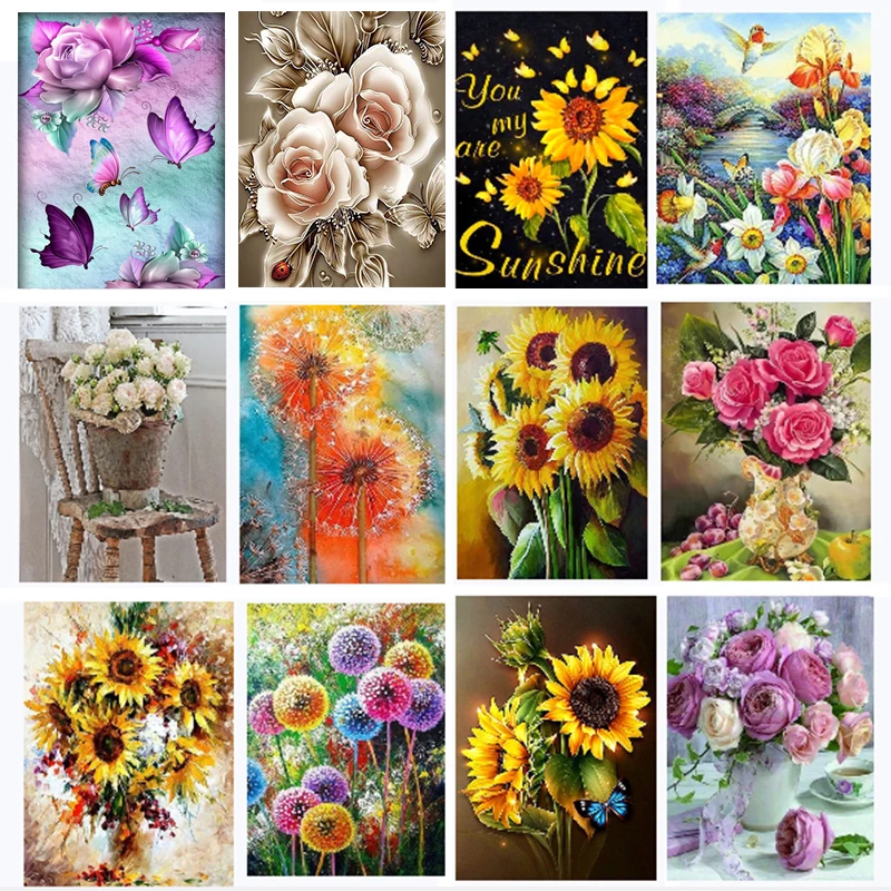 Набор для рисования по номерам на холсте Роза, Подсолнух, 50 Х70 см 
Набор для рисования по номерам на холсте Роза, Подсолнух, 50 Х70 см