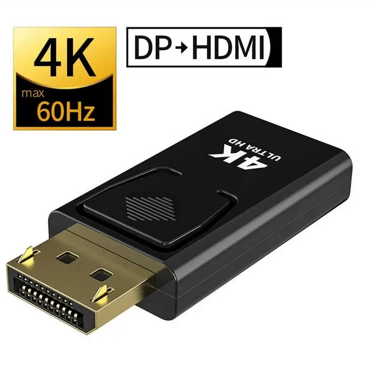 Переходник DP в HDMI-совместимый с макс. 4K 60 Гц, переходник Displayport «штырь-гнездо», кабель-конвертер, адаптер DisplayPort для ПК, ТВ-проектора
Переходник DP в HDMI-совместимый с макс. 4K 60 Гц, переходник Displayport «штырь-гнездо», кабель-конвертер, адаптер DisplayPort для ПК, ТВ-проектора