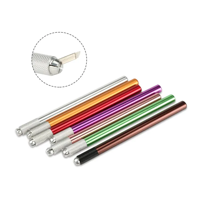 5PCS Microblading Manual Tattoo Pen For Microblading Blade Holder Tebori 3D Embroidery Eyebrow Eyebrow Permanent Makeup Supplies
5PCS Microblading Manual Tattoo Pen For Microblading Blade Holder Tebori 3D Embroidery Eyebrow Eyebrow Permanent Makeup Supplies