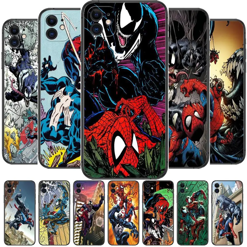 Venom VS Spider Man Phone Cases For iphone 13 Pro Max case 12 11 Pro Max 8 PLUS 7PLUS 6S XR X XS 6 mini se mobile cell
Venom VS Spider Man Phone Cases For iphone 13 Pro Max case 12 11 Pro Max 8 PLUS 7PLUS 6S XR X XS 6 mini se mobile cell