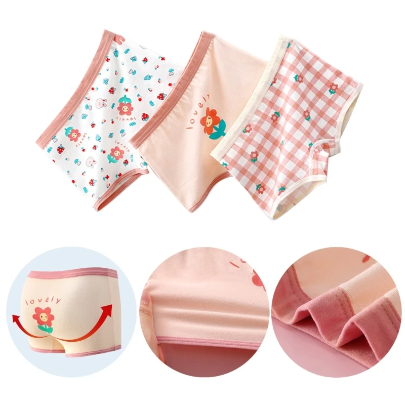 3Pcs/lot Kids Panties Chirdren's Underwear Lovely Girls Briefs Floral Grid Cute Pants Baby Dots Cotton Underpants
3Pcs/lot Kids Panties Chirdren's Underwear Lovely Girls Briefs Floral Grid Cute Pants Baby Dots Cotton Underpants