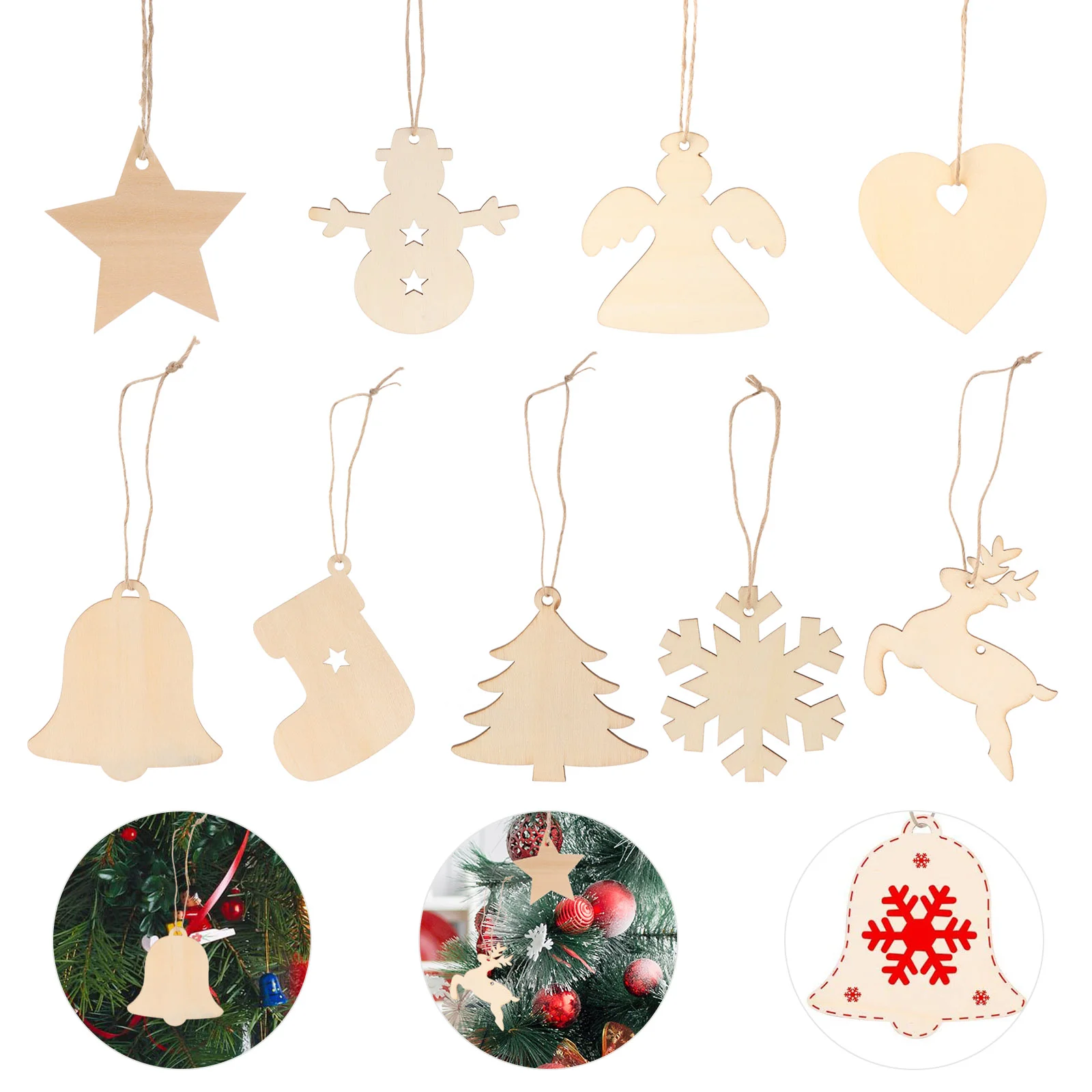 Christmas Woodenpendant Charms Kids Ornaments Diy Wood Ornament Crafts Tree Hanging Decorations Cutouts Craft Holiday Bracelet
Christmas Woodenpendant Charms Kids Ornaments Diy Wood Ornament Crafts Tree Hanging Decorations Cutouts Craft Holiday Bracelet