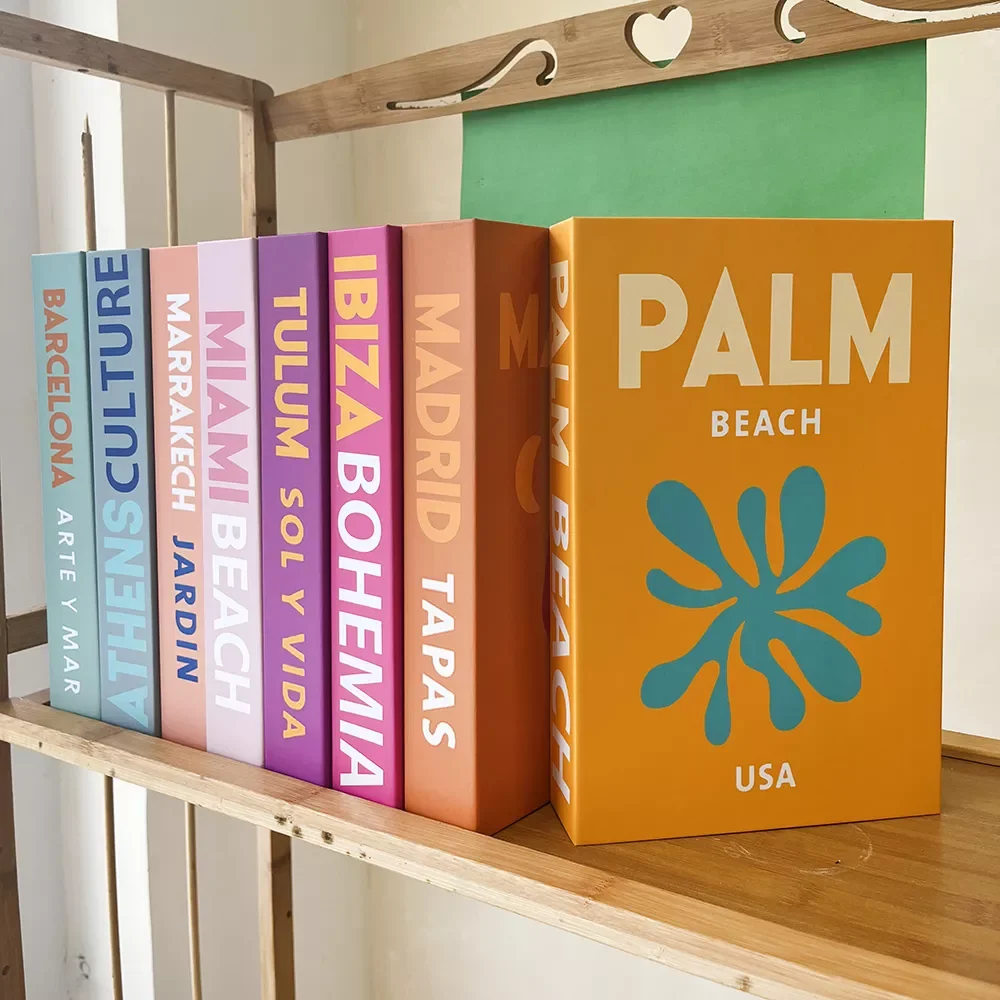 Style Fake Book Coffee Table Book Box Colorful Designer Decoration Books Study Shelf Props Books Living Room Decoration 
Style Fake Book Coffee Table Book Box Colorful Designer Decoration Books Study Shelf Props Books Living Room Decoration