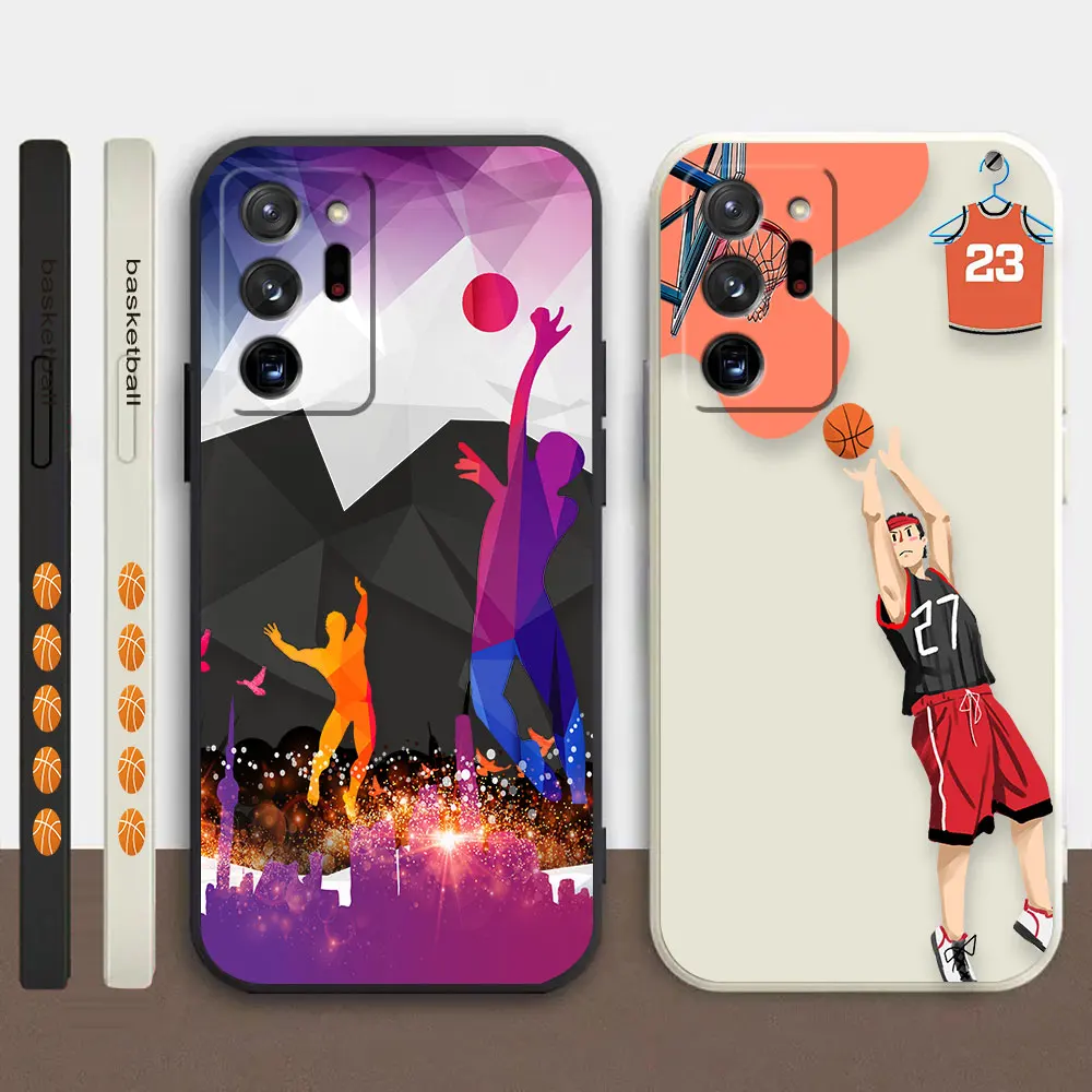 

Case For Samsung Galaxy A90 A80 A70 A60 A50 A40 A30 Note 20 10 M33 Pro Plus Lite Ultra 4G 5G Case The Art Of Painted Basketball