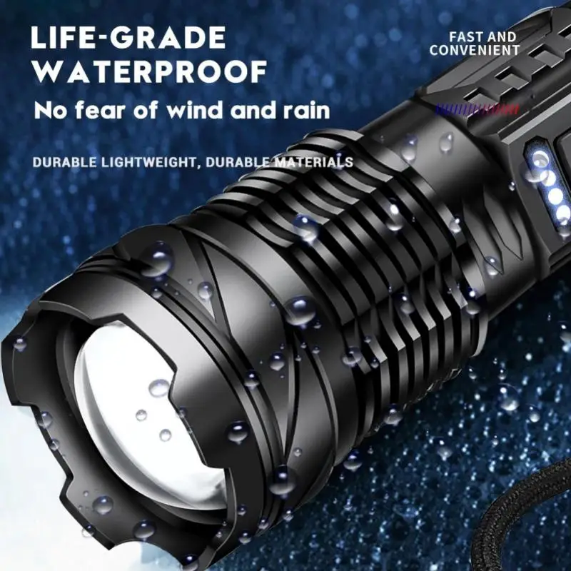 Emergency Spotlights Flashlight Zoom Lamp Usb Type-c Rechargeable Battery Torch Built-in Battery Keychain Light Spotlights
Emergency Spotlights Flashlight Zoom Lamp Usb Type-c Rechargeable Battery Torch Built-in Battery Keychain Light Spotlights