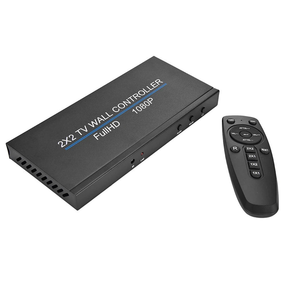 4 Channel TV Video Wall Controller 2x2 4x1 Wall Processor HDMI-compatible 1080p TV Image Splicing Controller
4 Channel TV Video Wall Controller 2x2 4x1 Wall Processor HDMI-compatible 1080p TV Image Splicing Controller