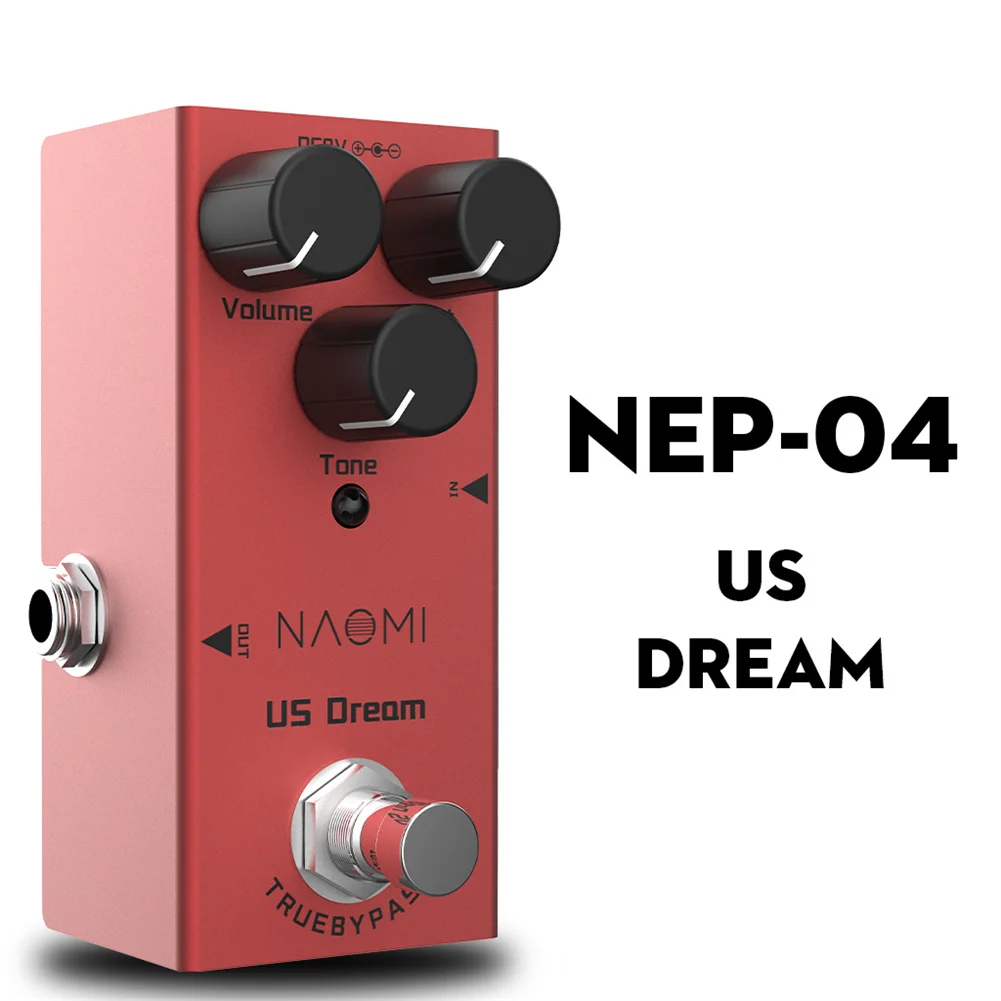 Guitar Effect Pedal US Dream NEP-04 True Bypass Minimizes Tone Loss For Electric Guitar And Bass True Bypass
Guitar Effect Pedal US Dream NEP-04 True Bypass Minimizes Tone Loss For Electric Guitar And Bass True Bypass