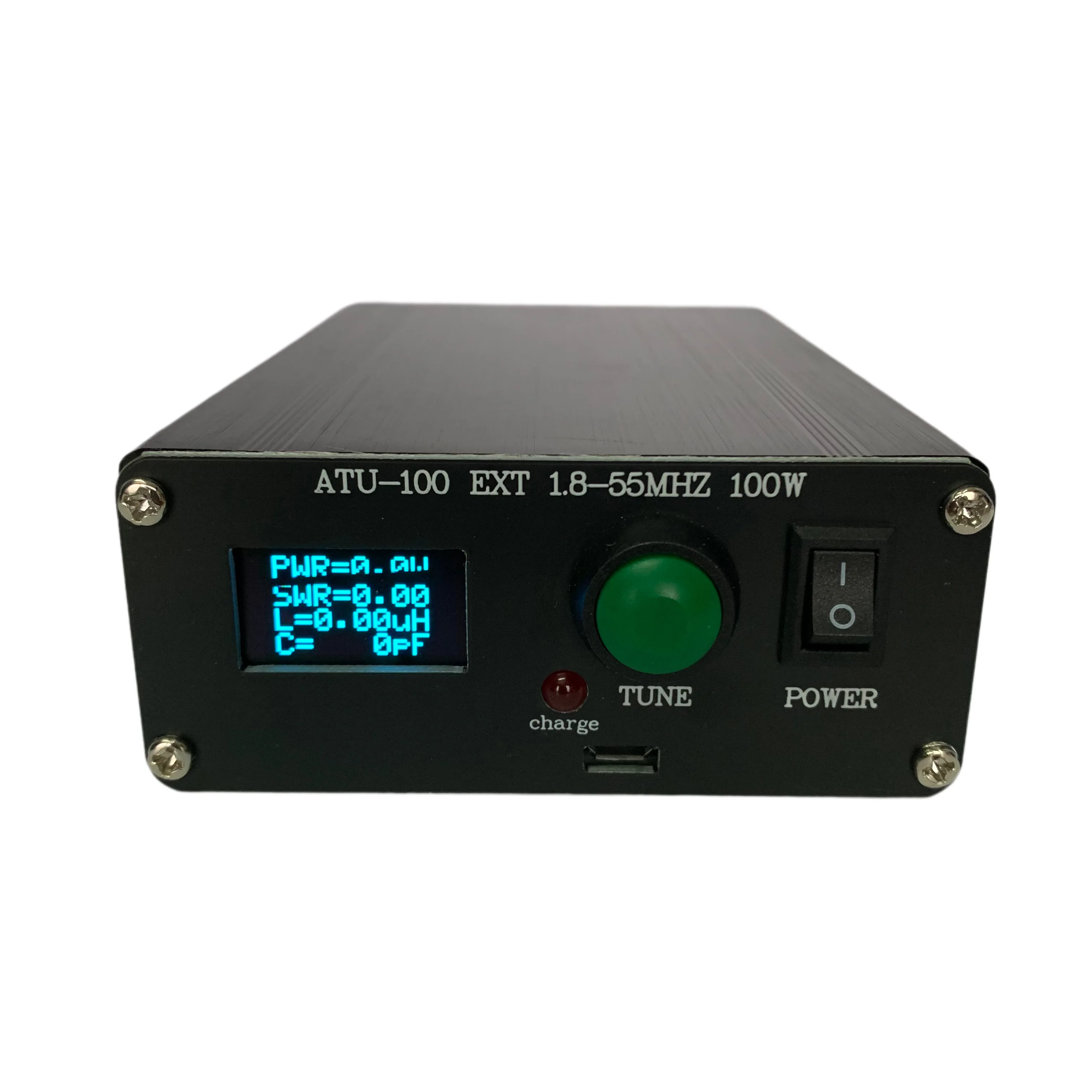 ATU-100 EXT 1.8-55MHz 100W Shortwave Radio Automatic Antenna Tuner Assembled 0.96-Inch OLED Display by N7DDC 7x7 Firmware Progra
ATU-100 EXT 1.8-55MHz 100W Shortwave Radio Automatic Antenna Tuner Assembled 0.96-Inch OLED Display by N7DDC 7x7 Firmware Progra