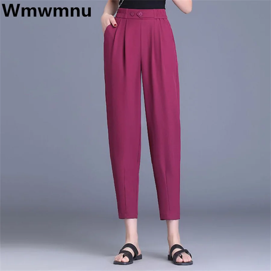 Harem Baggy Capris Pants Suit Sweatpants Solid Ankle-length Oversized Korean Loose Pantalones Formal High Waist Casual Trousers
Harem Baggy Capris Pants Suit Sweatpants Solid Ankle-length Oversized Korean Loose Pantalones Formal High Waist Casual Trousers