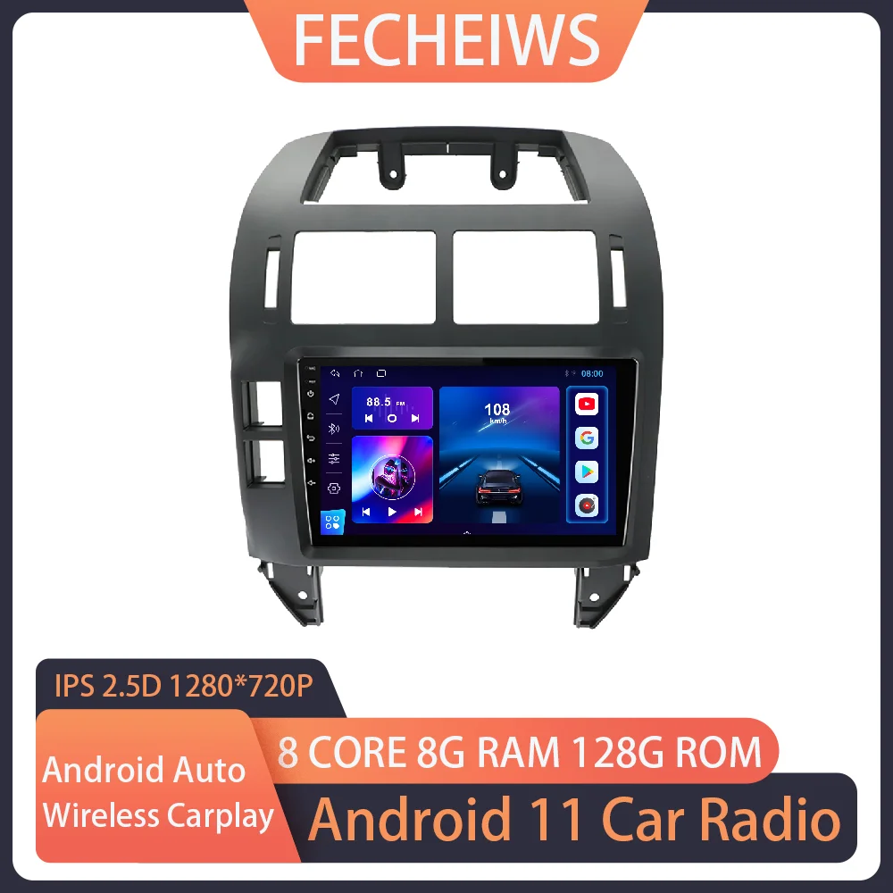 9-дюймовый Android 11 автомобильный радиоприемник, стерео для Volkswagen Polo Mk4 2004-2009, GPS-навигация, Android авто, 4G 5G, Wi-Fi, Carplay плеер
9-дюймовый Android 11 автомобильный радиоприемник, стерео для Volkswagen Polo Mk4 2004-2009, GPS-навигация, Android авто, 4G 5G, Wi-Fi, Carplay плеер