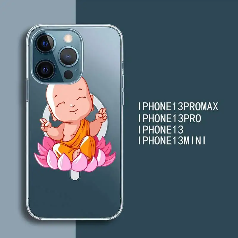 Be Happy Little Buddha Phone Case Transparent Magsafe Magnetic Magnet For iPhone 13 12 11 Pro Max Mini Wireless Charging Cover
Be Happy Little Buddha Phone Case Transparent Magsafe Magnetic Magnet For iPhone 13 12 11 Pro Max Mini Wireless Charging Cover