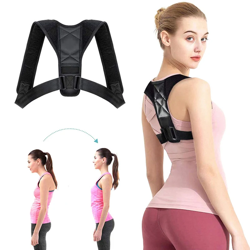 Adjustable Back Brace Support Invisible Shoulder Posture Corrector Unisex Spine Neck Health Correction Belt Home Office Sport 
Adjustable Back Brace Support Invisible Shoulder Posture Corrector Unisex Spine Neck Health Correction Belt Home Office Sport