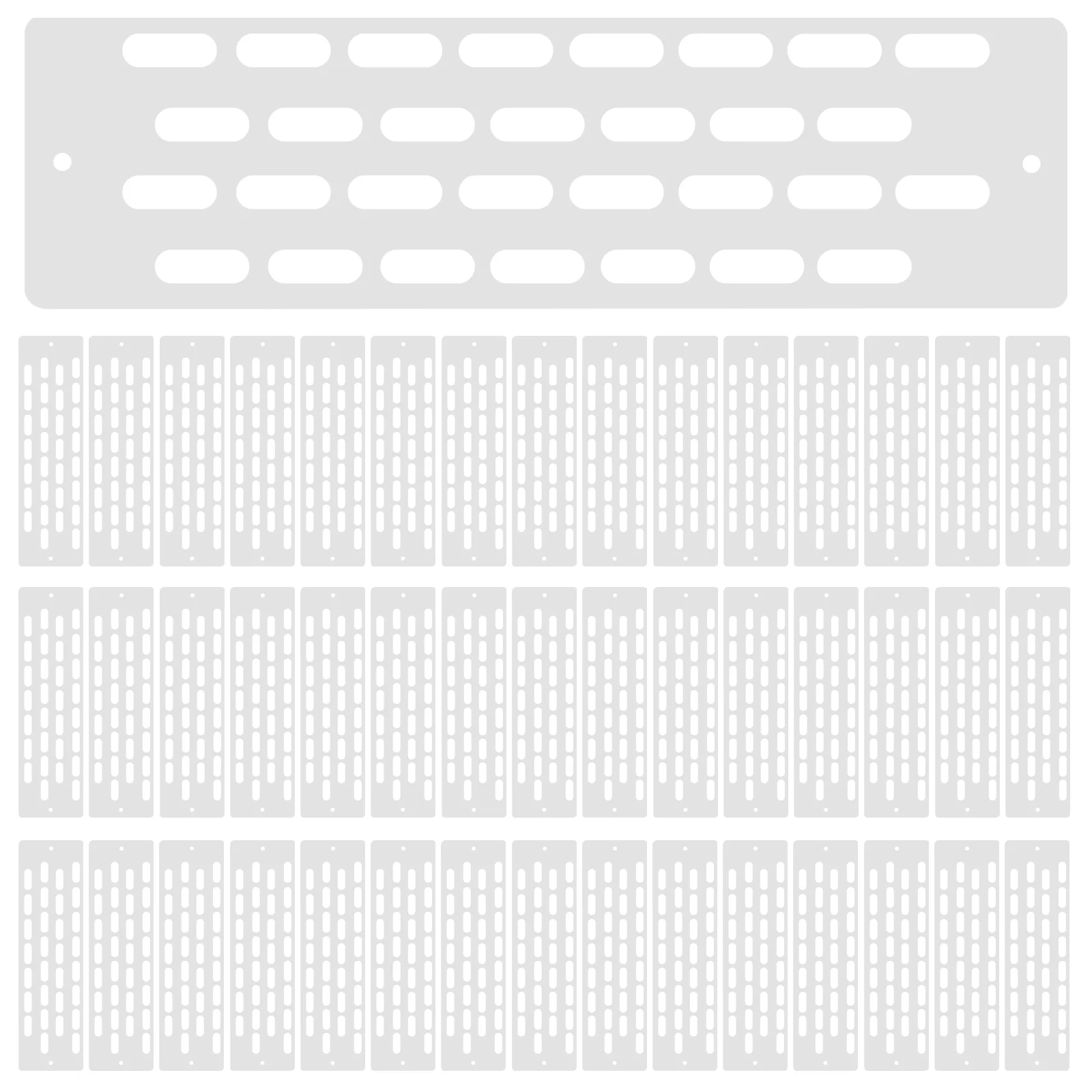 50Pcs Beehive Door Multi-Hole Anti Escape Sheet Protective Nest Door Anti-Run Plate for Beekeeping
50Pcs Beehive Door Multi-Hole Anti Escape Sheet Protective Nest Door Anti-Run Plate for Beekeeping