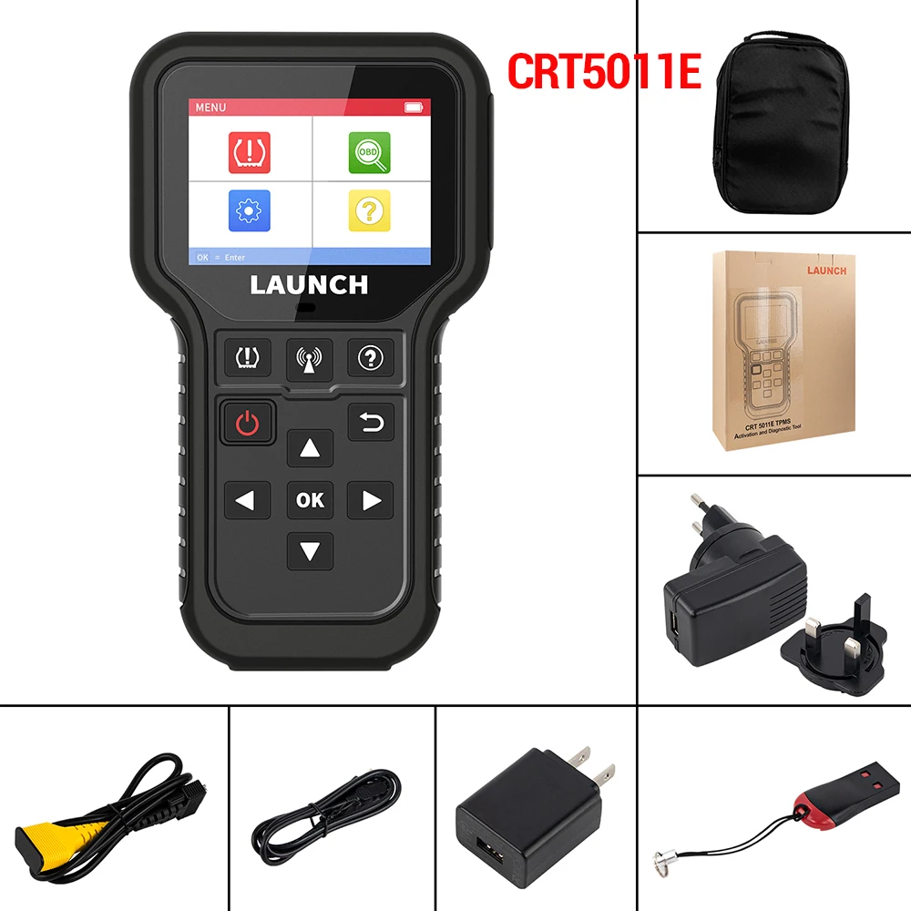 LAUNCH X431 CRT5011E TPMS Tire Pressure Diagnsotic Tool 315MHz 433MHz Sensor Activation Programing Learning Reading OBD2 Scanner
LAUNCH X431 CRT5011E TPMS Tire Pressure Diagnsotic Tool 315MHz 433MHz Sensor Activation Programing Learning Reading OBD2 Scanner