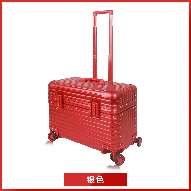 Suitcase Full Aluminum Magnesium Alloy Business Captain Metal Toolbox Trolley Suitcase Photography Case
Suitcase Full Aluminum Magnesium Alloy Business Captain Metal Toolbox Trolley Suitcase Photography Case
