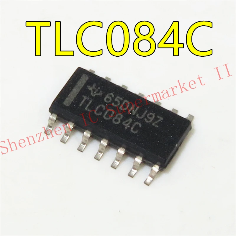 TLC084CDR SOIC-14 TLC084C TLC084 tiсемейство широкополосных высокопроизводительных одиночных
