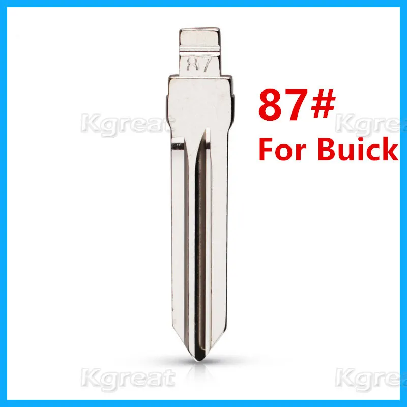 10 шт./партия #87 KD ключ лезвие пустого металла необработанный флип KD VVDI дистанционный Автомобильный ключ для Buick LaCrosse дистанционный ключ