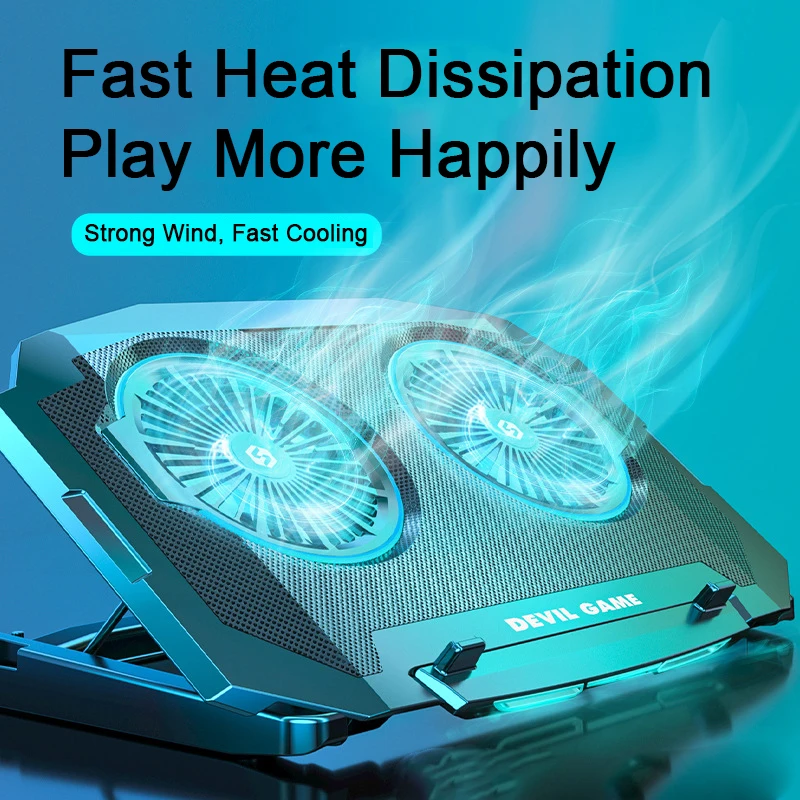 Laptop Cooler 20dB Mute Fan Silent Cooling Radiatior Gaming Laptop Cooling Pad 11-17 inch PC Notebook Stand+Mobile Phone Holder
Laptop Cooler 20dB Mute Fan Silent Cooling Radiatior Gaming Laptop Cooling Pad 11-17 inch PC Notebook Stand+Mobile Phone Holder
