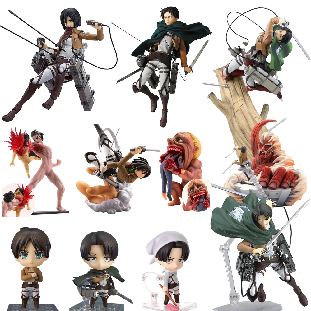 Anime Attack on Titan Figure Eren Jaeger Colossal Egg Ackerman Levi Rivaille PVC Action Model Toy 10-15cm
Anime Attack on Titan Figure Eren Jaeger Colossal Egg Ackerman Levi Rivaille PVC Action Model Toy 10-15cm