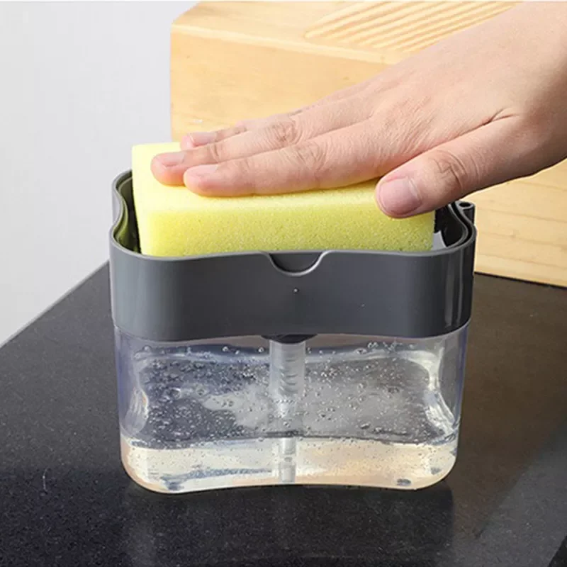 Automatic Soap Dispenser Bottle for Liquid Soap Kitchen Sponge Soap Dispenser Kitchen Sponge Dispenser Manual Cleaning Tools
Automatic Soap Dispenser Bottle for Liquid Soap Kitchen Sponge Soap Dispenser Kitchen Sponge Dispenser Manual Cleaning Tools