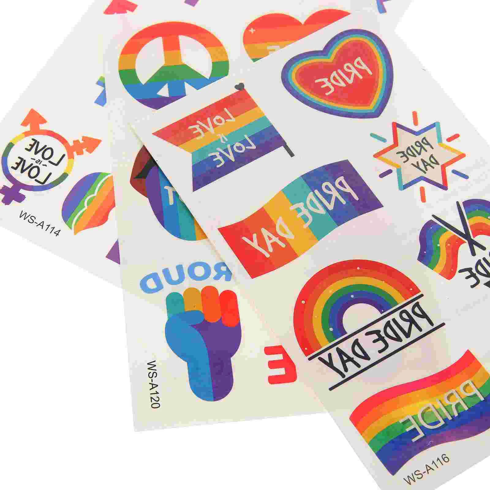 9 Sheets Rainbow Tattoo Stickers Boy Girls Tattoos Kids Copper Plate Parades Boys Temporary Celebrations Decals
9 Sheets Rainbow Tattoo Stickers Boy Girls Tattoos Kids Copper Plate Parades Boys Temporary Celebrations Decals