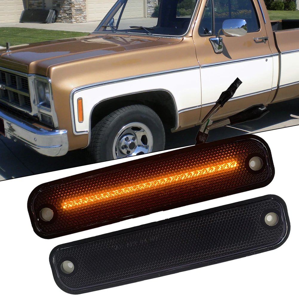 2pcs Front Signal Side Marker Lights For CHEVROLET For Blazer For Pickup For Suburban For GMC 1973-1980 Black, Yellow, White
2pcs Front Signal Side Marker Lights For CHEVROLET For Blazer For Pickup For Suburban For GMC 1973-1980 Black, Yellow, White