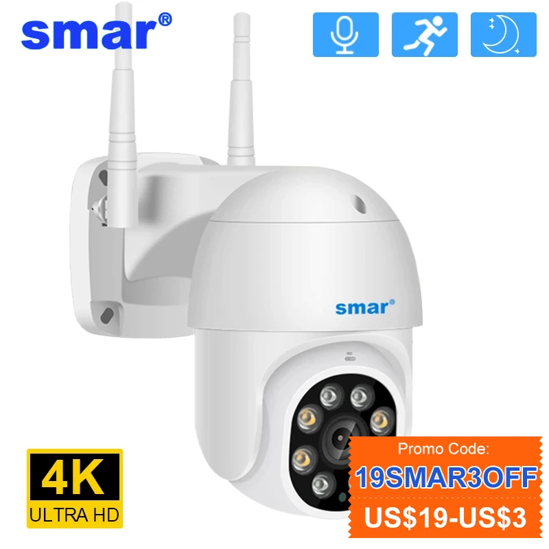 IP-камера Smar уличная беспроводная 2 Мп 3 5 МП 8 4 к |