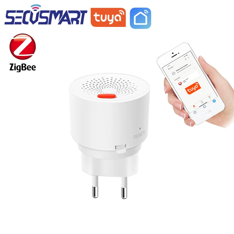 Датчик газа Tuya Zigbee, кухонный детектор природного газа, со звуковой сигнализацией, управление через приложение
Датчик газа Tuya Zigbee, кухонный детектор природного газа, со звуковой сигнализацией, управление через приложение