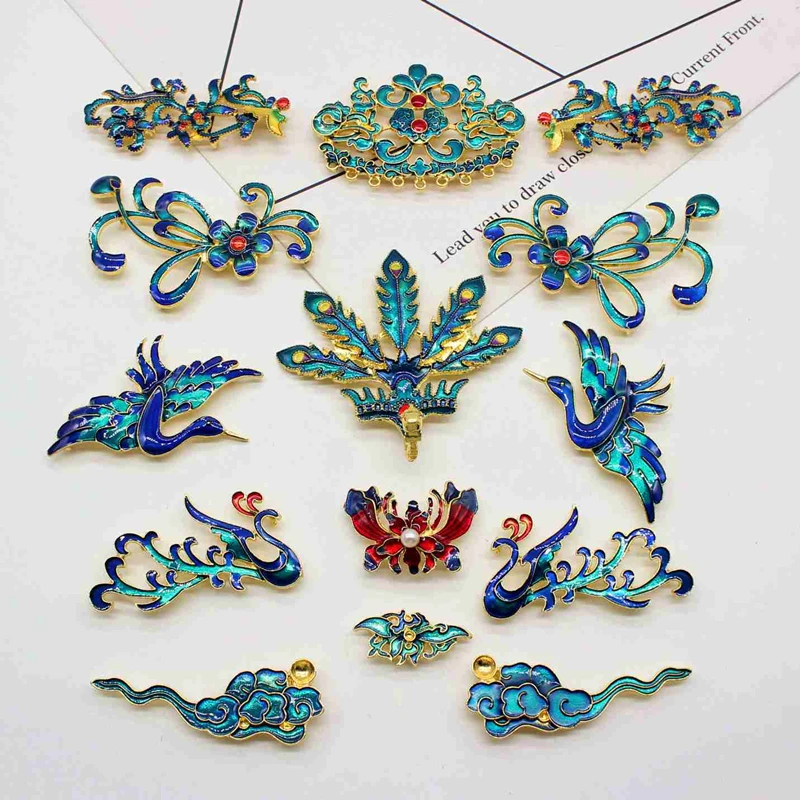 DIY Bride's Hanfu Headdress Alloy Dots Jade Necklace Accessories Mysterious Oriental Chinese Style For Jewelry Making Connectors
DIY Bride's Hanfu Headdress Alloy Dots Jade Necklace Accessories Mysterious Oriental Chinese Style For Jewelry Making Connectors