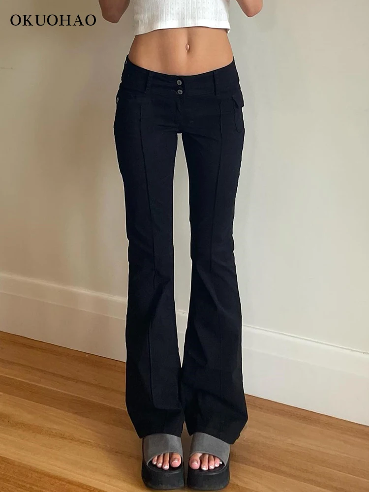 Flared Jeans Women Vintage Stitching High Waist Trumpet Denim Trousers Y2k Straight Casual Pants Streetwear Clothing Female New
Flared Jeans Women Vintage Stitching High Waist Trumpet Denim Trousers Y2k Straight Casual Pants Streetwear Clothing Female New