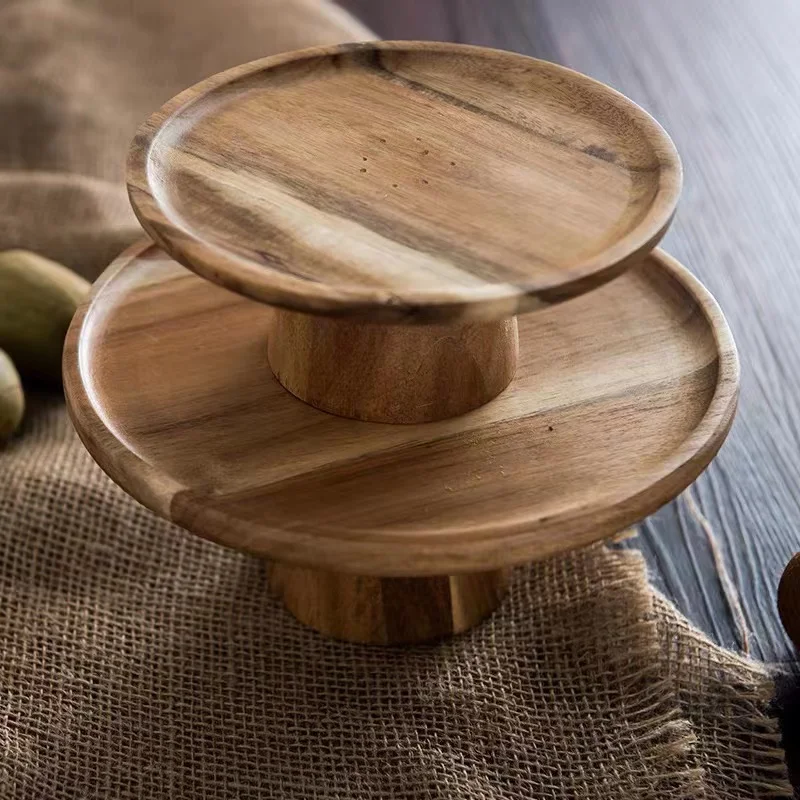 Japanese Wooden Fruit Plates Pastoral Restaurant Tableware Try Living Room Snacks Household Set Plate High Foot Cake Tray
Japanese Wooden Fruit Plates Pastoral Restaurant Tableware Try Living Room Snacks Household Set Plate High Foot Cake Tray